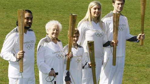london olympic torch