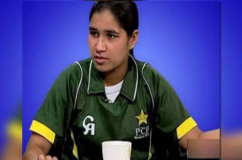 Female cricketer  Halima Rafiq