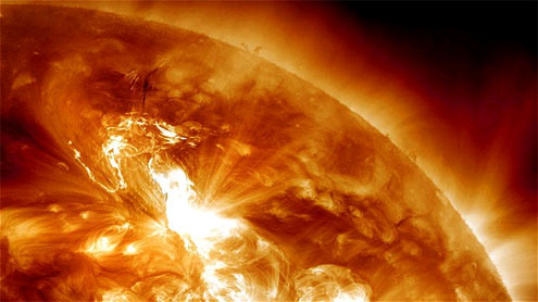 solar flare to hit Earth